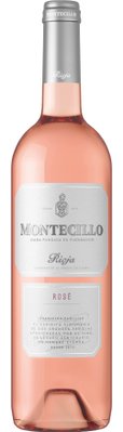 Eine elegante Flasche Roséwein mit einem zarten, rosafarbenen Inhalt und einem stilvollen Etikett, das die Herkunft betont.