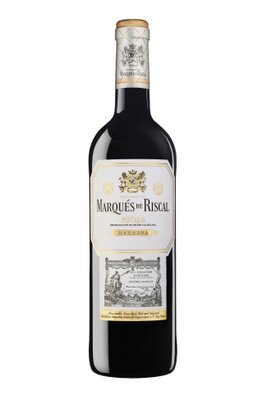 Die Flasche zeigt ein klassisches Design mit goldenen und weißen Akzenten, die den hochwertigen Charakter des Weins betonen.