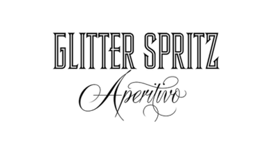 Glitter Spritz Aperitivo Schriftzug