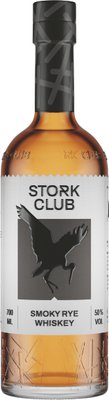 Die Flasche enthält 700 ml Smoky Rye Whiskey, gekennzeichnet durch ein modernes Design und eine markante schwarze Kappe.