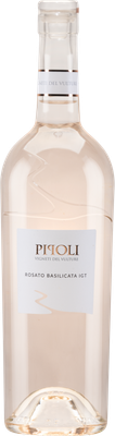 Die Flasche mit Roséwein hat eine schlanke Form und ein schlichtes Etikett, das die Qualität des Inhalts betont.