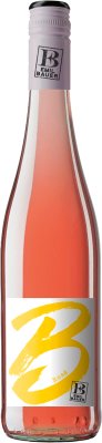 Roséwein von Emil Bauer in eleganter Flasche, kombiniert mit weiß-gelbem Etikett und klarer Beschriftung.