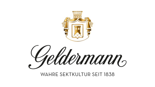 Elegantes Logo von Geldermann Sekt