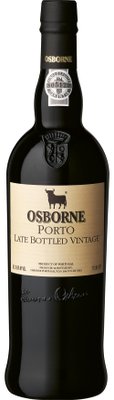 Die Flasche Osborne Porto zeigt ein klassisches Design mit einem Stier-Logo und Informationen über den Jahrgang und Alkoholgehalt.