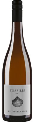Ein hochwertiger Weissburgunder in einer schlanken Flasche, die mit einem schwarzen Schraubverschluss verschlossen ist.