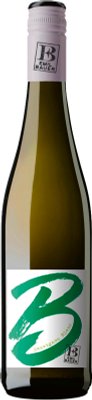 Weinflasche von Emil Bauer, Sauvignon Blanc, mit markantem grünen Label und stilvollem Schriftzug.