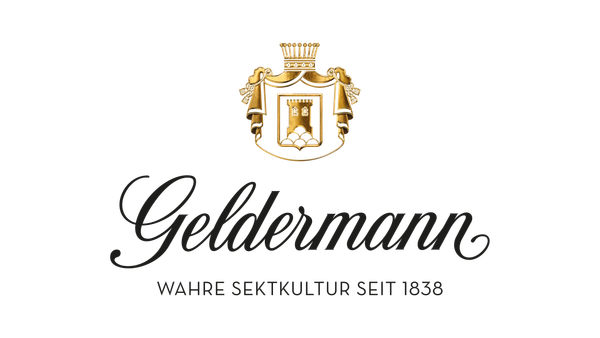 Elegantes Logo von Geldermann Sekt