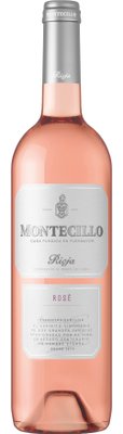 Eine elegante Flasche Roséwein mit einem zarten, rosafarbenen Inhalt und einem stilvollen Etikett, das die Herkunft betont.