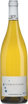 Die Flasche zeigt einen klaren, goldenen Wein, der in einem modernen, schlanken Glasbehälter präsentiert wird.