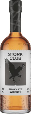 Die Flasche enthält 700 ml Smoky Rye Whiskey, gekennzeichnet durch ein modernes Design und eine markante schwarze Kappe.